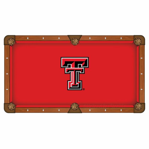 Holland Bar Stool Co 7 Ft. Texas Tech Pool Table Cloth PCL7TXTech